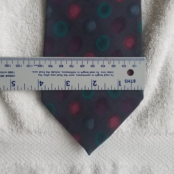 Alexander Julian "Colours" All Silk Necktie / Suit Tie - Picture 10 of 11